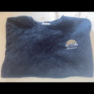Garage cropped crew neck